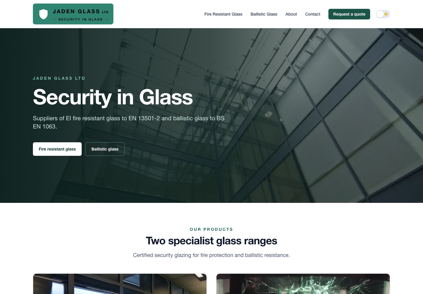 JadenGlass.com website