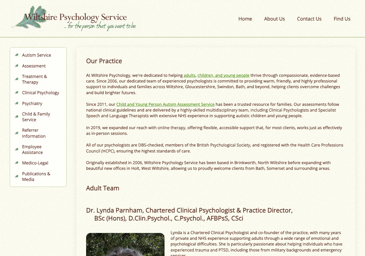 Wiltshire Psychology About page after retrofit
